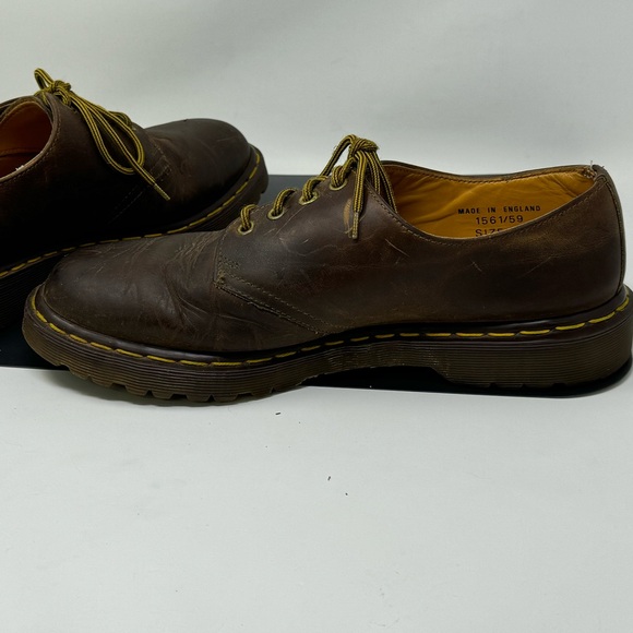 Dr Martens 1561/ 59 Made in England Men Low Cut Loafers Sz 11 US Brown SIZE 10UK main image 11